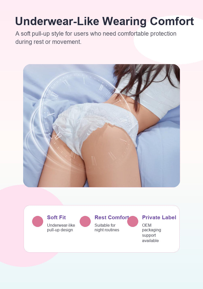 Disposable Cotton Underwear – 50 Pack | Travel, Pregnancy & Period Use